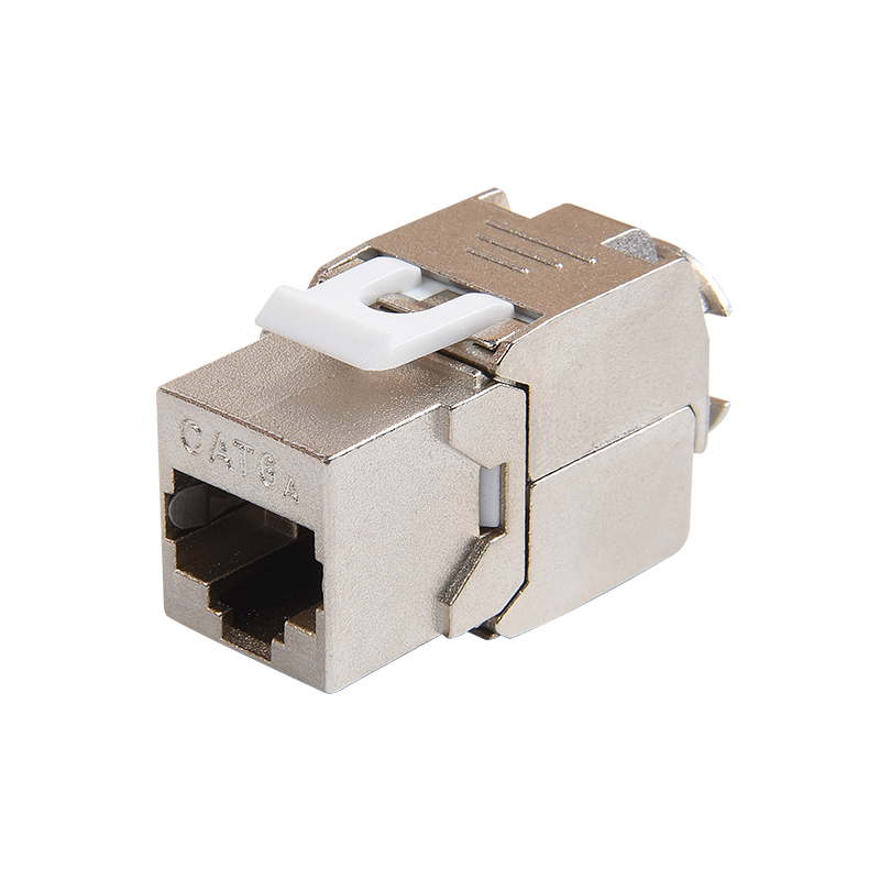SMT-1061T8C6A-FTP 180 graders skärmad CAT6A TOOLLESS Keystone Jack